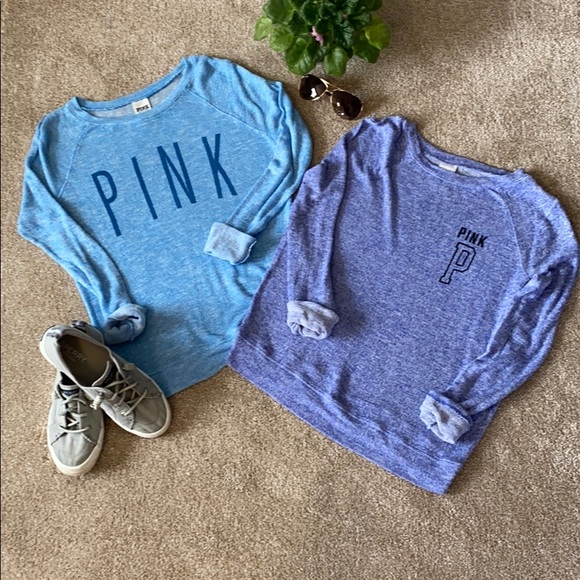 PINK Victoria's Secret Tops - Sold as a lot! 2 PINK Victoria’s Secret Shirts EUC